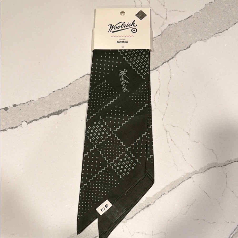 New with tags, Woolrich X target cotton bandanna